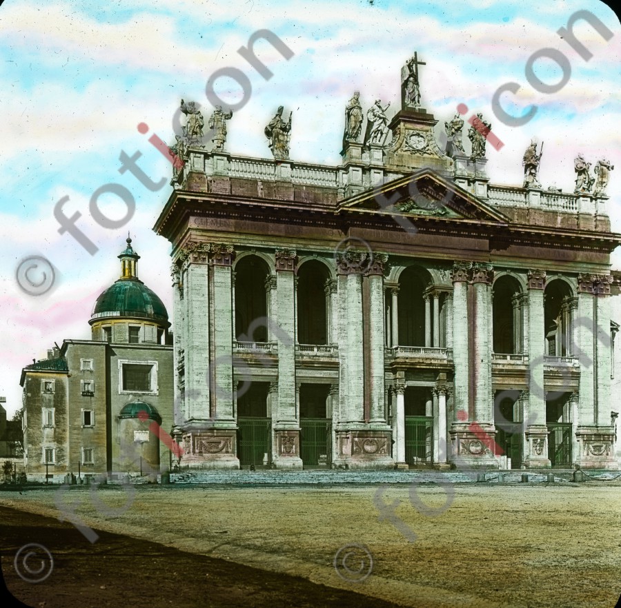 Lateranbasilika | Lateran basilica - Foto simon-139-012.jpg | foticon.de - Bilddatenbank für Motive aus Geschichte und Kultur